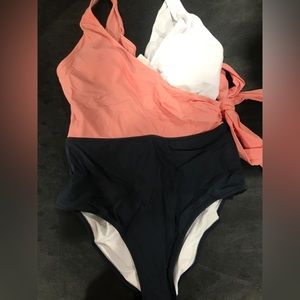 Women's One Piece Swimsuit Wrap